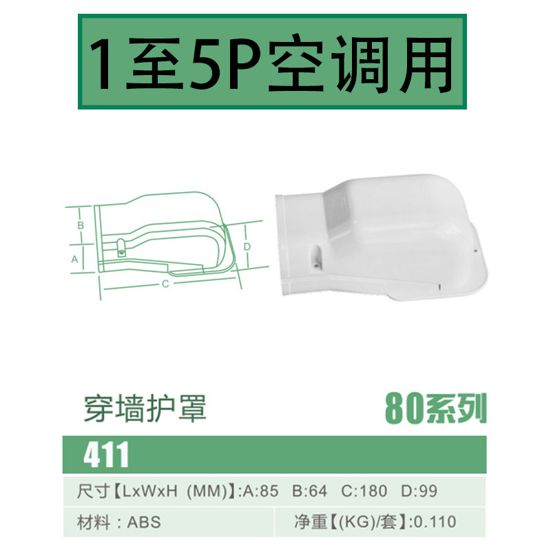 Protector de pared 411 (para 1 a 5 caballos de fuerza)