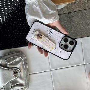 Pour <span class=keywords><strong>iPhone</strong></span> 17Pro Max Polka Dot Footprint Puppy <span class=keywords><strong>Band</strong></span>-Aid Stand Apple 16plus Cell Phone Case 15 Film 14 <span class=keywords><strong>Pro</strong></span> Electronic Accessories - Product Image 3