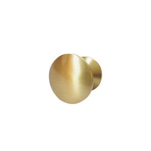 Round Brass Drawer <b>Knob</b> 25x20mm Minimalist Design Durable Furniture Handle - Product Image 4