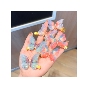 Pasador de Pelo Temptament para Bebés Niñas, Clip Elástico con Decoraciones de Diamantes de Imitación y Aleación para Peinados - Product Image 1