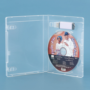 Sunshing tùy chỉnh 14mm <span class=keywords><strong>DVD</strong></span> trường hợp rõ ràng Trường hợp với ổ đĩa flash chủ trong suốt ổ đĩa flash Hộp gói USB Stick <span class=keywords><strong>CD</strong></span> nhựa trường hợp - Product Image 1