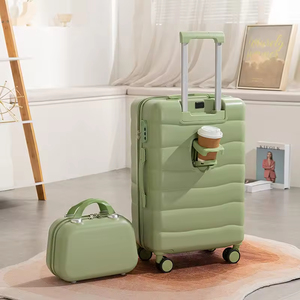 Valigia Spinner <span class=keywords><strong>con</strong></span> Serratura, Ruote Universali, Trolley <span class=keywords><strong>con</strong></span> Guscio Rigido in ABS, Borsa Cosmetica, Porta Telefono Impermeabile e Porta USB - Product Image 2