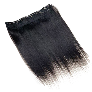 Extensiones de cabello Halo <span class=keywords><strong>invisible</strong></span> para cabello fino 100% cabello humano Fishline Halo Piece Extensiones de clip sin costuras para volumen - Product Image 1