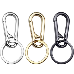 Bulk Outdoor Metal Carabiner Keychain <strong>Safety</strong> Snap Hook Organizer Key Rings <strong>Chains</strong> Diy Crafts Accessories Clip Keychains - Product Image 1