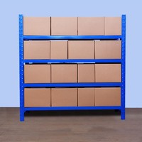Fabricant 100KG par couche étagère métal léger entrepôt 4 couches étagère de stockage