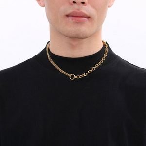 Cadena Delicada Ajustable de Titanio 316L, Acero Inoxidable, Chapada en Oro PVD de 14k/18k, para Hombre y Mujer - Product Image 4