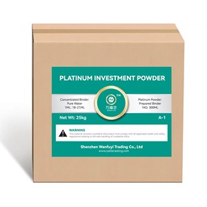 Polvo de Yeso para Fundición de Joyería de Platino de Alta Calidad, Fabricado en China - Product Image 1