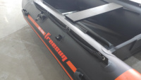 Bote inflable de pvc con motor, bote de rescate con suelo de aluminio extraíble personalizado de alta calidad, multicámaras baratas