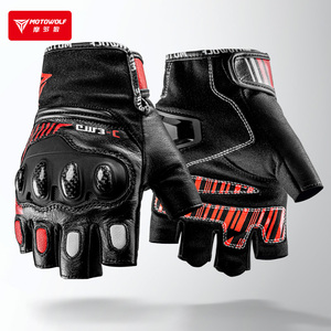 <span class=keywords><strong>Gants</strong></span> de moto Motowolf à demi-doigts pour la course estivale - Product Image 3