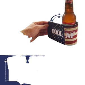 Neoprene Blank White Slap Can Cooler Wrap Snap on Beer <b>Bottle</b> - Product Image 6