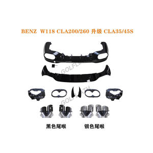 <span class=keywords><strong>CLA</strong></span> W118 actualización a <span class=keywords><strong>CLA</strong></span> 35/<span class=keywords><strong>45S</strong></span> Car Facelift Bodykit piezas de modificación de coche Kit de carrocería para Benz CLA200 CLA260 - Product Image 3