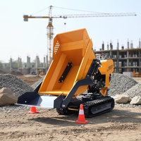 Mini-dumper chenillé de 870 kg, fourni par l'usine chinoise