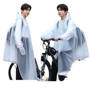 Combinaison unisexe adulte longue en PVC épaissi pour vélo, grande taille, logo imprimé disponible, vente en gros d'usine, randonnée - Product Image 5