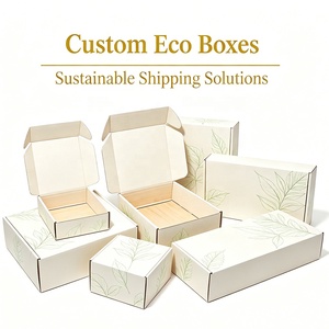 <span class=keywords><strong>Caja</strong></span> de Cartón Corrugado Ecológica OEM con Logotipo Personalizado en Lámina Dorada para Empaque de Regalos de Lujo - Product Image 3
