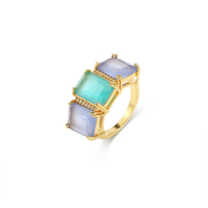 925 gioielli <span class=keywords><strong>in</strong></span> <span class=keywords><strong>argento</strong></span> Sterling 18K oro boho da donna fatti a mano grandi pietre speciali vintage colorato <span class=keywords><strong>anelli</strong></span> d'<span class=keywords><strong>argento</strong></span> unico prezzo di fabbrica - Product Image 2