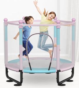 Trampolin anak dengan jaring pelindung, tempat tidur lompat Anti jatuh trampolin luar ruangan tempat tidur olahraga peralatan kebugaran rumah - Product Image 5