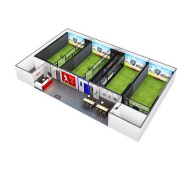 Other Amusement Park Products Vr Virtual Reality Interactive Simulation Training Indoor Simulated Tennis for Fun
