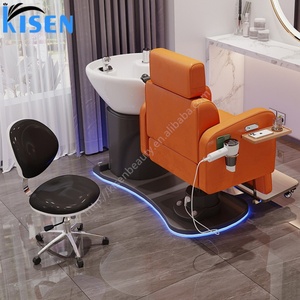 Kisen Lavacabezas Reclinable para Peluquería y Spa, con Masaje, el Mejor Sillón de Lavado de Cabello para Salón - Product Image 6