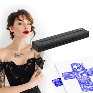NEWYES Körperkunst-Tattoodruckermaschine kabellos batteriebetriebener Thermo-Kopierer für Tattootier-Schablonenübertragung