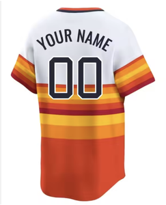 قميص بيسبول مخصص للرجال مقاس كبير جيد التهوية جيرسي عادي المطرز شعارات #<span class=keywords><strong>2</strong></span> #27 #30 جيرسي - Product Image 4