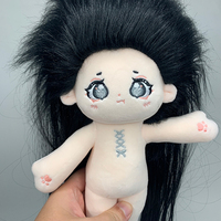 Peluche personnalisée Star Idol Coréenne, Mignonne, en forme de squelette debout avec longues jambes et cheveux, Nouveau design, Rembourrage en coton PP, 35 cm