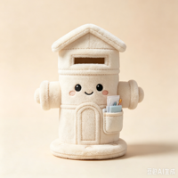 Jouet en peluche personnalisé ODM/OEM en forme de poteau d'incendie, série d'outils en peluche, cadeau pour enfants, vente en gros, usine de jouets en peluche sur mesure
