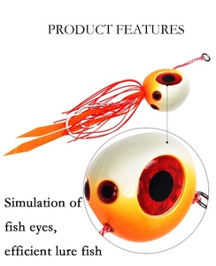 Haute qualité <span class=keywords><strong>Tai</strong></span> Kabura curseur gabarit 60g80g100g120g150g200g lest en plomb poissons avec silicone jupe jigging crochet inchiku gabarit leurre - Product Image 4