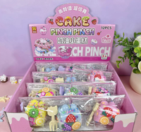 Jouet Squishy Gâteau Simulé, Jouet Alimentaire à Rebond Lent, Jouet Anti-Stress à Presser, Cadeau