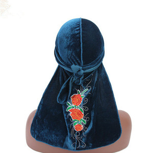 <span class=keywords><strong>De</strong></span> <span class=keywords><strong>los</strong></span> hombres <span class=keywords><strong>de</strong></span> la moda dragón Durags Headwrap diadema negro <span class=keywords><strong>de</strong></span> cola larga-Doo-Trapos sombrero <span class=keywords><strong>de</strong></span> pirata <span class=keywords><strong>de</strong></span> la onda tapas - Product Image 3