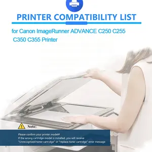 Toner compatibile al GPR-51 per Canon IR ADVANCE C250 C350 C-EXV47 cartucce di Toner NPG-65 Toner per stampante all'ingrosso