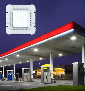 150W parking led lumière anti-explosion extérieur étanche etl approuvé led auvent lumière auvent lumière station-service led