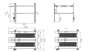 मोटर वाहन 4 पोस्ट ने 6 कारों की पार्किंग के लिए ट्रिपल स्टेकर कार पार्किंग लिफ्ट - Product Image 6