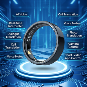 Anillo Inteligente con Traducción de Voz, Resistente al Agua, con Cambio de Video, Compatible con IOS y Android, para Hombre y Mujer, con Caja de Carga, Precio al por Mayor - Product Image 1