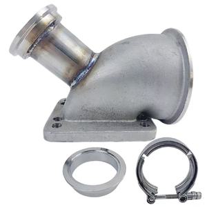 ข้อต่อเทอร์โบสแตนเลสแบบ Vband 90 องศา ขนาด 2.5 นิ้ว T3/T4 พร้อมวาล์ว Wastegate ยี่ห้อ Tial ขนาด 38 มม. พร้อมหน้าแปลน Mvs - Product Image 5