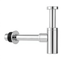Sifone <span class=keywords><strong>a</strong></span> Bottiglia in Ottone da 1-1/4" Design Moderno Anticorrosione con Garanzia di 5 Anni per <span class=keywords><strong>Scarico</strong></span> Lavello Cucina <span class=keywords><strong>Bagno</strong></span> - Product Image 1
