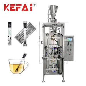 KEFAI Machine d'emballage automatique intérieure et extérieure de bâtonnets de thé pour granules Machine à emballer les sachets de feuilles de thé perforés
