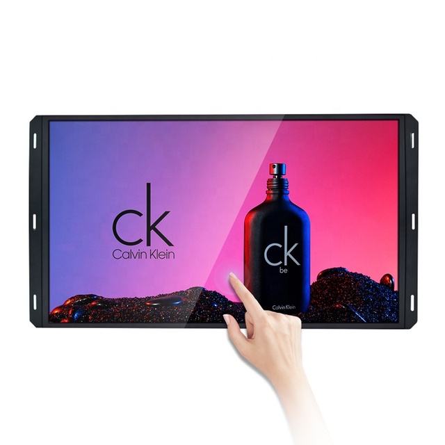 Advertising TFT Indoor Open Frame Tablet Media Player with 1 Year Warranty Digital Signage Auto Play Motion Sensor CE Certified