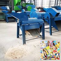 Machine automatique de broyage de pain, biscuits et gâteaux périmés, séparateur et broyeur alimentaire grande capacité