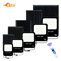 Projecteur KCD à énergie solaire, prix d'usine, lentille optique, 100W 200W 300W 800W 1000W, projecteur LED solaire extérieur avec batterie