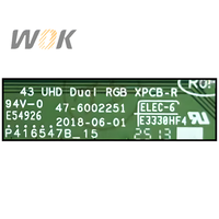 24 32 40 43 50 55 60 65 75 85 86 98 Inch DV430QUB-PL0 Layar LCD Suku Cadang Open Cell untuk Penggantian TV Samsung LG Hisense TCL