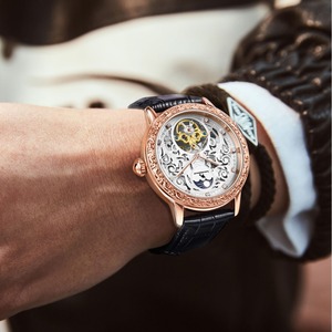 Orologio Meccanico Automatico Personalizzato di Tendenza, Resistente agli Urti, con Riserva di Carica, per Uso Quotidiano e Business - Product Image 6
