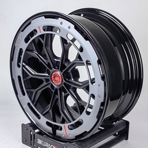 Jantes BZY 3 pièces forgées W463 19 20 21 22 24 pouces 5X130 en alliage T6 personnalisées pour voitures de course <span class=keywords><strong>Mercedes</strong></span> G63 G550 <span class=keywords><strong>G800</strong></span> - Product Image 3