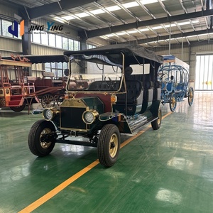 Vehículo Eléctrico Retro Clásico de 8 Plazas, Vehículo de Lujo Vintage para Turismo, <span class=keywords><strong>Alquiler</strong></span> para Bodas y Eventos - Product Image 4