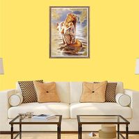 YH-1225 Meilleure Vente Décoration Maison Kits de Peinture par Numéros DIY pour Enfants/Adultes Art Mural Fille Sexy Peinture à l'Huile Peinte à la Main par Numéros