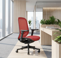 Nouvelle Chaise de Bureau Ergonomique en Maille, Inclinable et Pivotante, Confortable pour le Travail, Chaise de Direction Exécutive pour Conférence