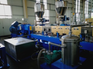 Machine d'extrusion de granulés de plastique composé <span class=keywords><strong>TPE</strong></span> TPU EVA avec système de granulation sous-marine de JWELL Plastic Extruder - Product Image 5
