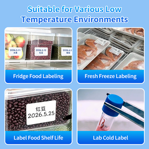 듀얼팁 저온 마커 펜, 냉장고 및 냉동고 포장용 마커 펜, 방수, 속건성 및 내냉성 - Product Image 4