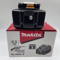 Pour les batteries lithium-ion rechargeables Makita BL1860B, batterie Li-ion pour les outils électriques sans fil Makita 18V LXT, perceuse sans fil