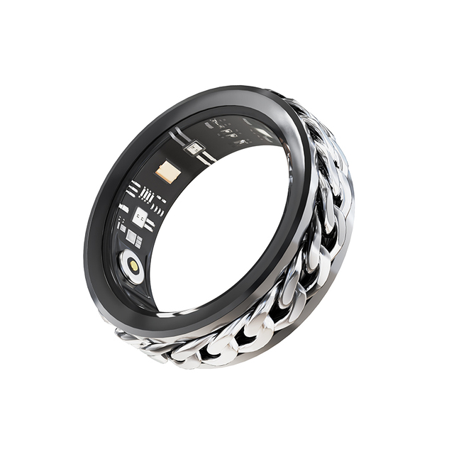 F3 Smart Ring Waterproof NFC Sleep Sport Step Tracker Heart Rate Monitoring Device Smartphone App Control for Health Fitness