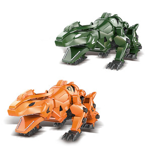 Nouveaux jouets de dinosaures à assembler B/O, modèles électriques, animaux, dinosaures intelligents qui marchent - Product Image 1